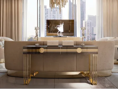 SYMPHONY - INFINITY - Rectangular console table _ Bizzotto Italia